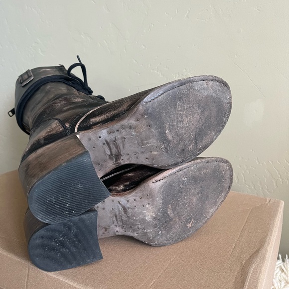 Freebird by Steven Dark Brown Lace-Up Boots - Grany - Size 10 - Picture 6 of 10